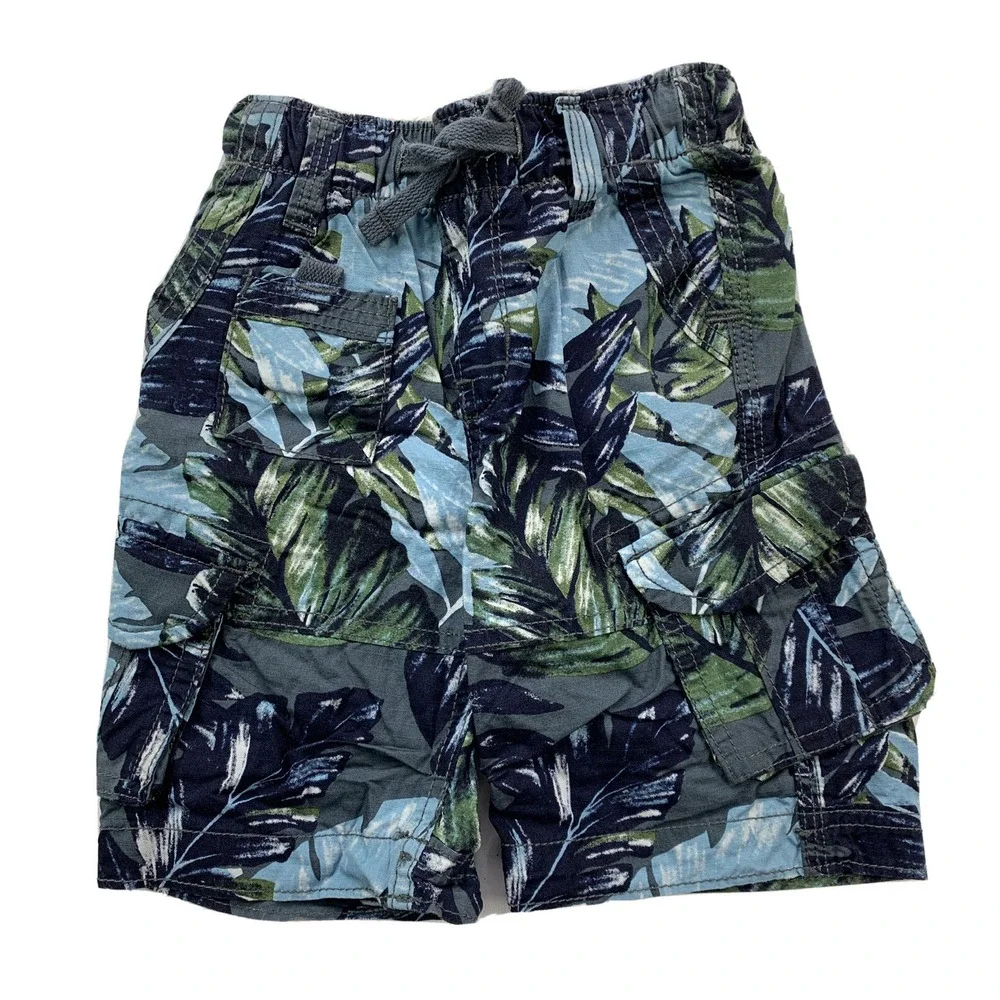 Baby Gap Toddler‎ Boy Size 12-18 Months Leaves Elastic Waist Cargo Pants NWT NEW